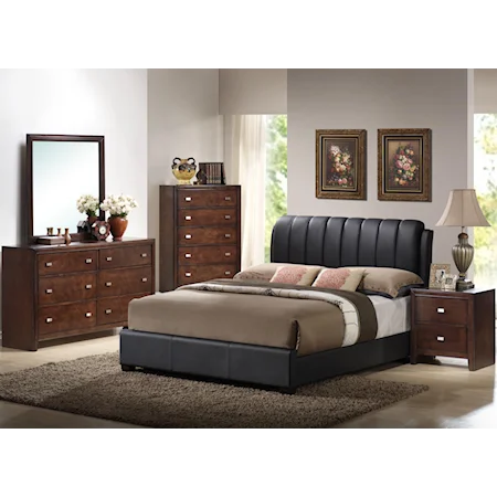 7 Piece Queen Platform Bedroom Group