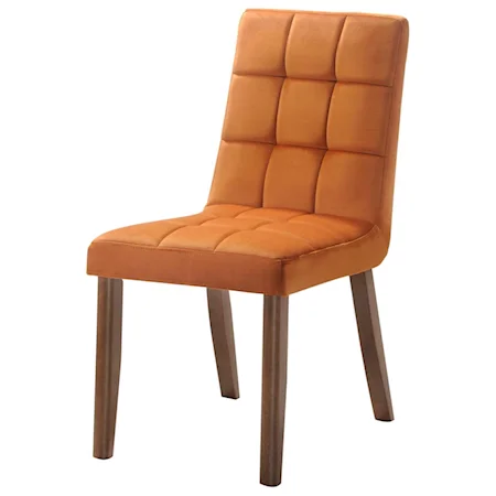 Mid-Century Modern Tufted Side Chair