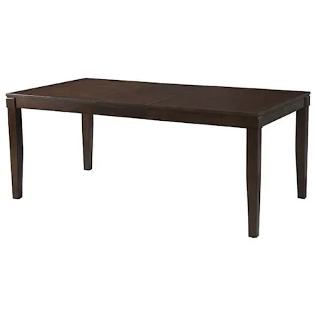 Rectangular Dining Table with Leaf