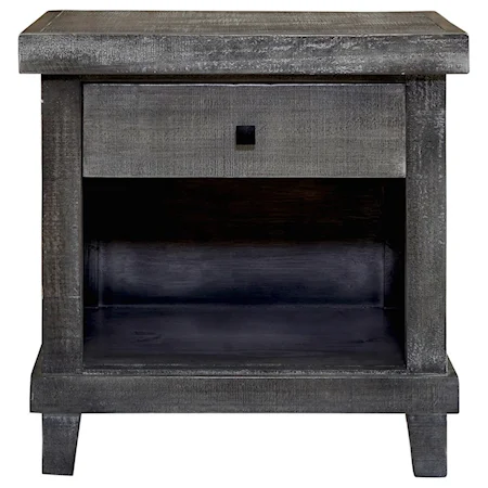 Rustic One Drawer Nightstand