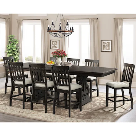 9-Piece Counter Height Dining Set