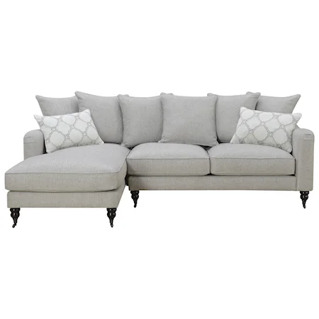 Traditional Sectional Sofa with Chaise