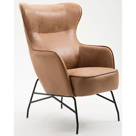 Contemporary Accent Wing Chair