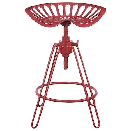 24'' Adjustable Height Barstool