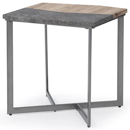 Modern Industrial End Table