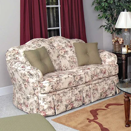 Arched Back Loveseat