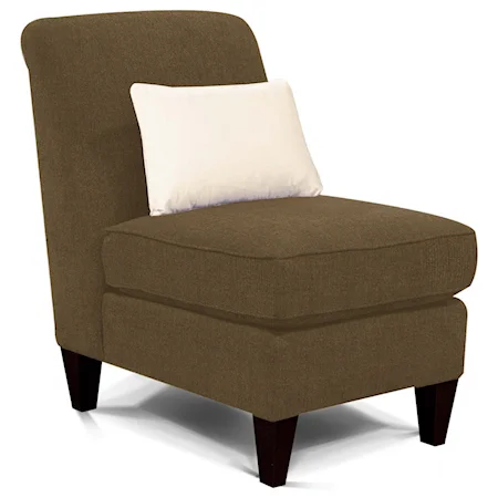 Armless Upholstered Chair