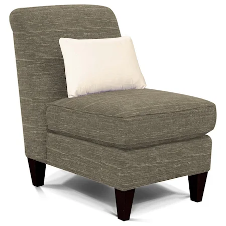 Armless Upholstered Chair