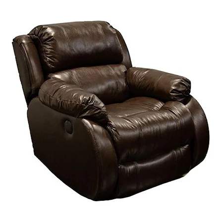 Leather Rocker Recliner