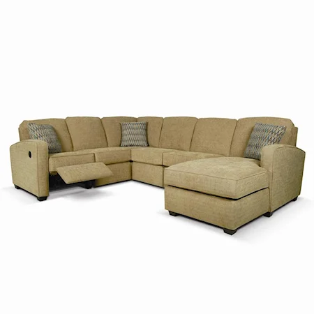 Sectional Sofa with Motion Chair and Chaise Lounge