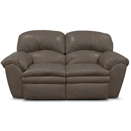 Double Reclining Loveseat with Pillow Arms