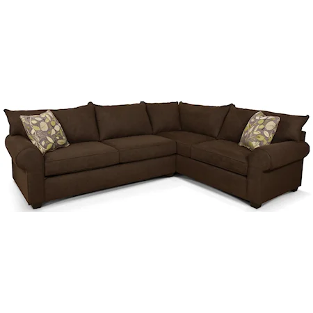 Casual Contemporary Sectional Sofa
