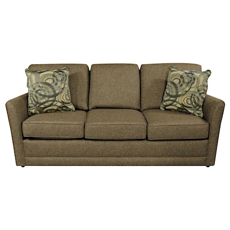 Simple Sofa with Tapered Arms