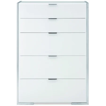 Wide Drawer Chest with 5 Drawers