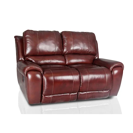 Casual Two Seater Power Reclining Loveseat