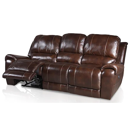 Casual Three Seater Power Reclining Sofa