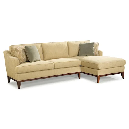 Contemporary Sectional Sofa with Right-Side Chaise