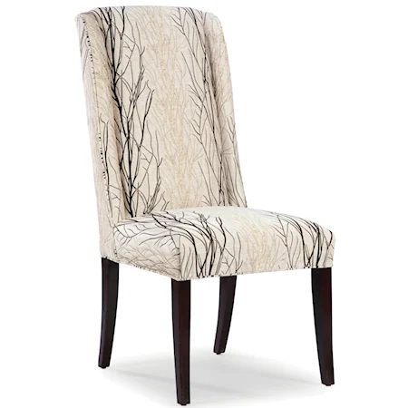 Upholstered Tight Back Occasional Side Chair
