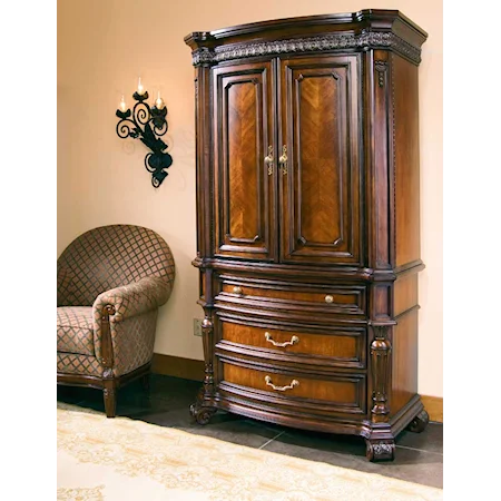 Piazza Two Piece Armoire