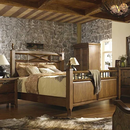 King Woodlands Adjustable Poster Bed