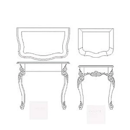 Two Traditional Nesting End Tables