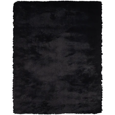 Black 4'-9" X 7'-6" Area Rug