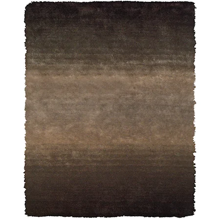 Brown 4'-9" X 7'-6" Area Rug