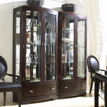 Bunching China Curio Cabinet