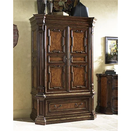 Traditional Armoire Bar