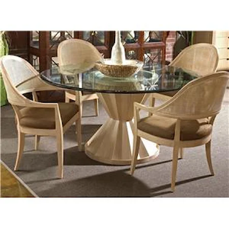 Round Dining Pedestal Table