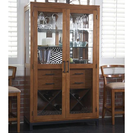 Display Cabinet with Lighted Interior