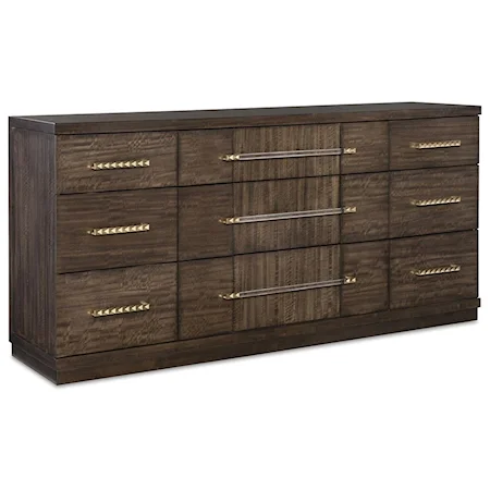 Minutial Nine Drawer Dresser