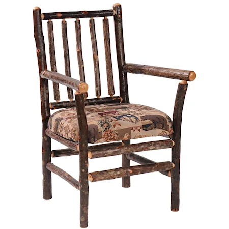 Spoke Back Arm Chair