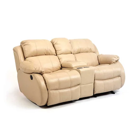 Power Rocking Reclining Loveseat with Console