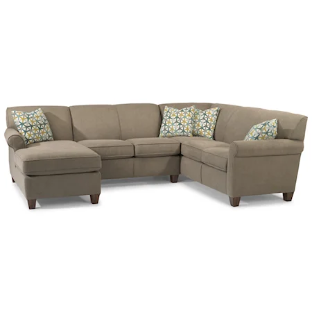 3-Piece Sectional with Chaise