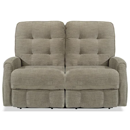 Button Tufted Reclining Loveseat