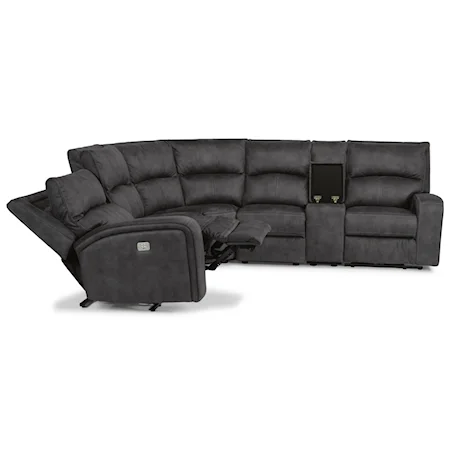 Power Reclining L-Shaped Sectional