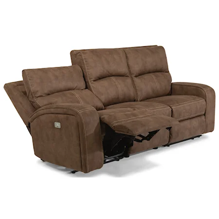 Power Reclining Sofa with Power Headrests