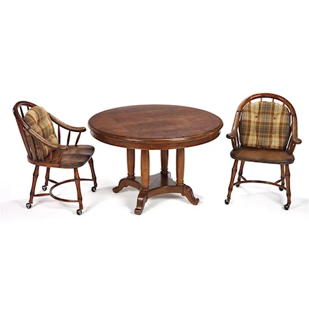 Abbington Game Table and Paine Chairs