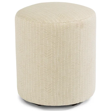 Round Accent Ottoman