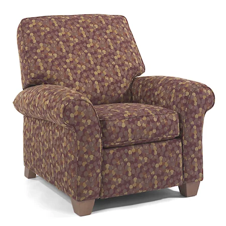 High Leg Fabric Recliner