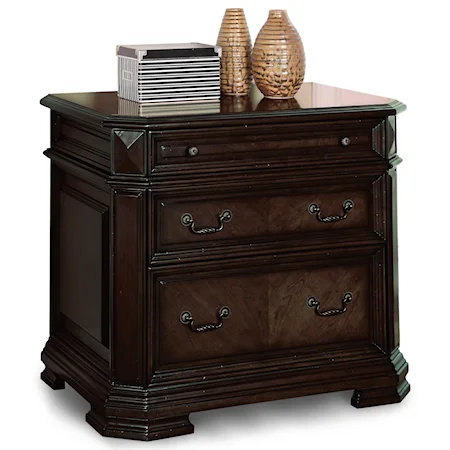Traditional Lateral File Cabinet with 2 File Drawers