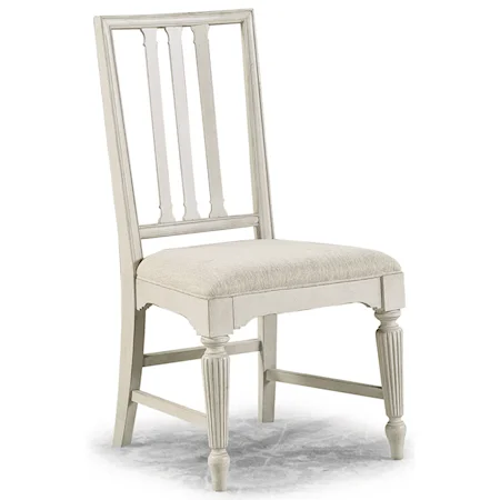 Cottage Upholstered Dining Side Chair