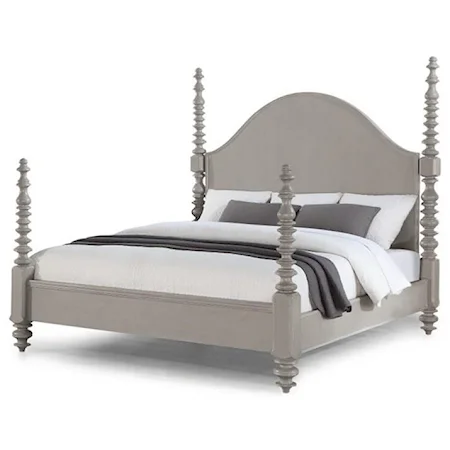 Traditional California King Poster Bed with Adjustable Posts