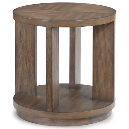 Casual Lamp Table with Open Base