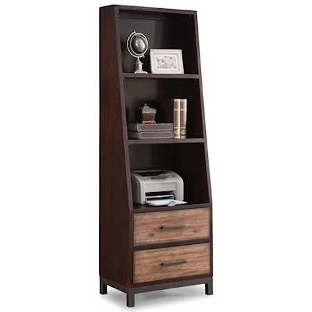 Contemporary Bookcase with Built-In Power