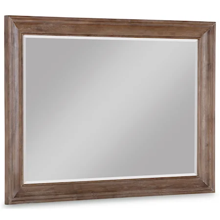 Rustic Beveled Mirror