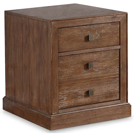 Rustic File Cabinet with Casters