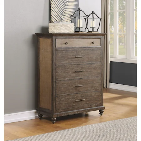 Traditional Drawer Chest with Felt-Lined Drawer