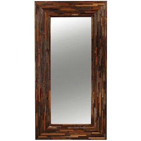 Tall Floor Mirror w/ Wide Frame